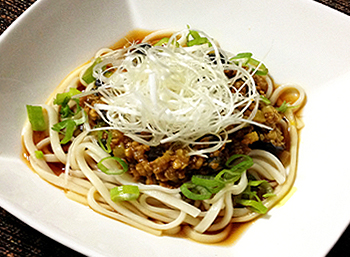 夏野菜の冷やしうどん