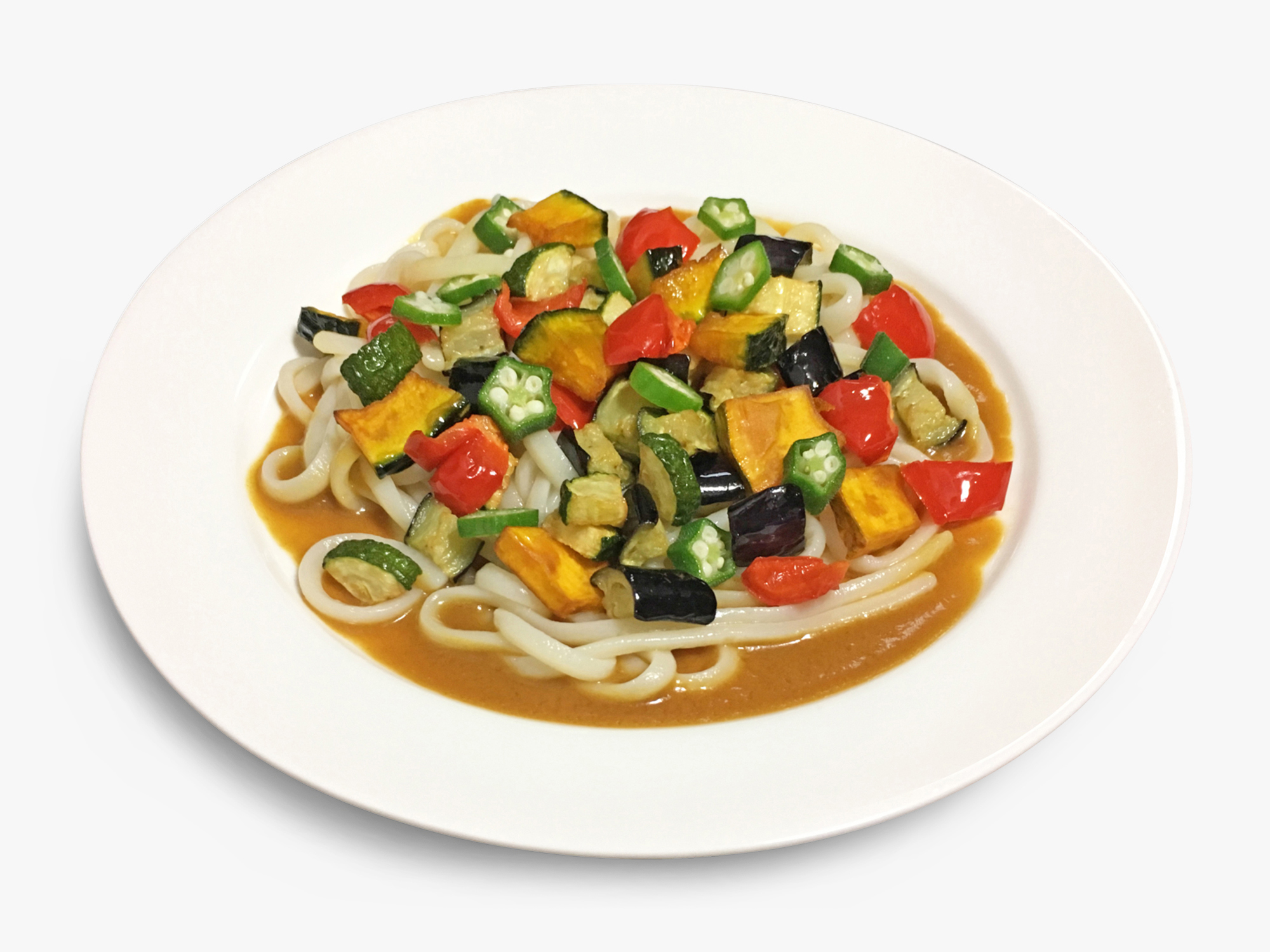冷たいカレーうどん