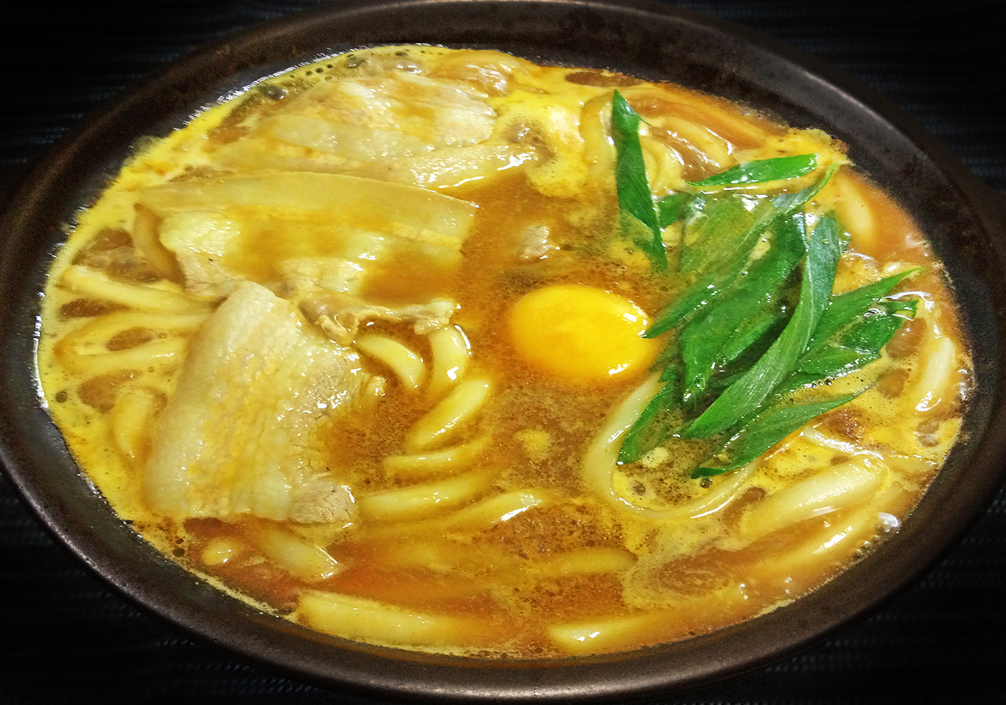 カレー煮込みうどんレシピ