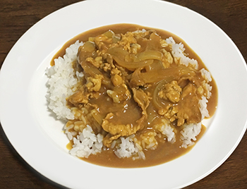 蕎麦屋のカレーライス