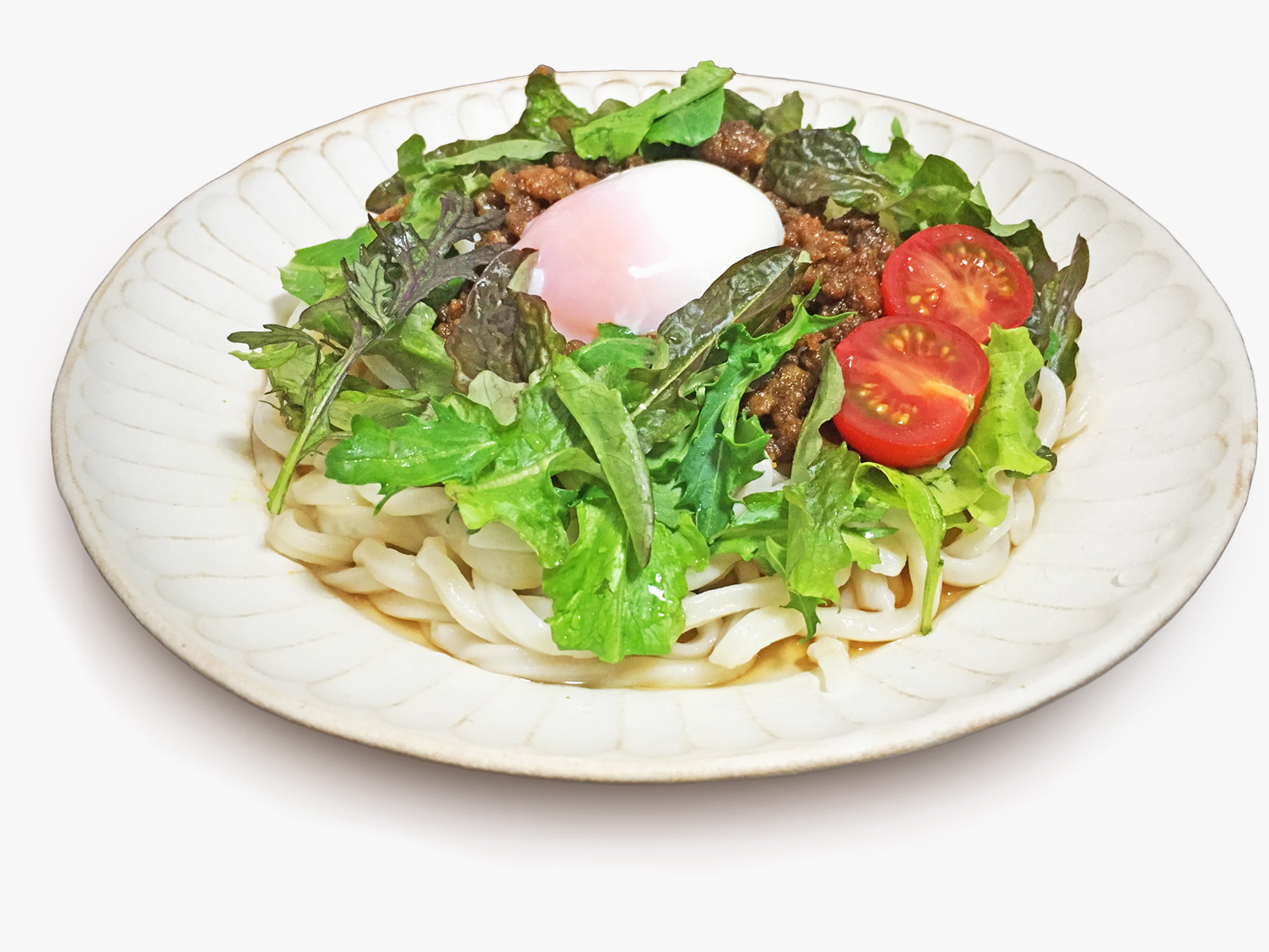 カレーサラダうどん
