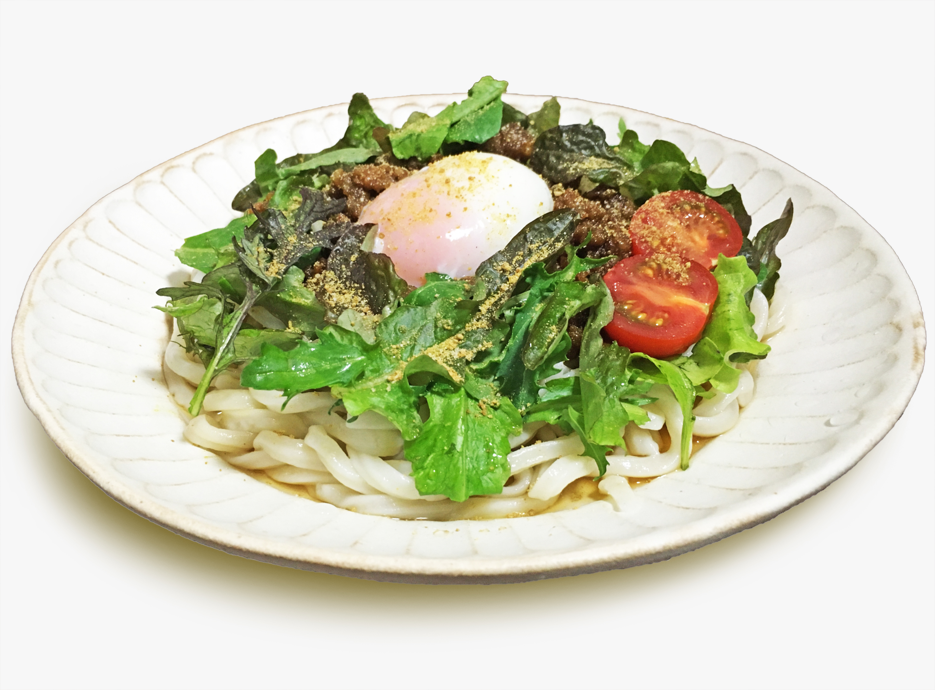 カレーサラダうどん